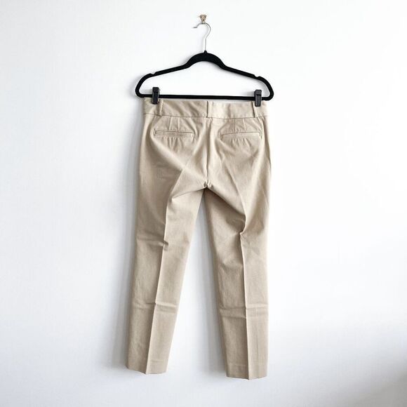 Banana Republic Womens Sloan Fit Stretch Trouser Ankle Pants Khaki Tan Size 8 - Picture 3 of 9